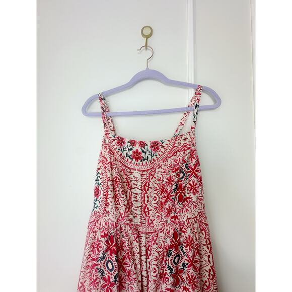 Torrid Square Neck Boho Print Sundress Midi Length Size 10 - Picture 5 of 12